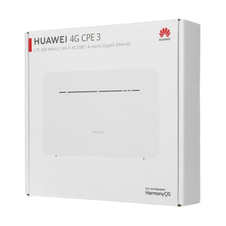 Маршрутизатор Huawei B535-232a-LTE 802.11b/g/n/ac 1167_Mbps 3xLAN_1000 Mbps 4G/3G белый