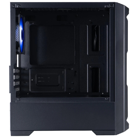 Корпус mATX Б_БП 1STPLAYER BULLET HUNTER H2 ARGB Black (USB3.0,Audio,TG,черный,4х120мм ARGB)[H2-BK-4F7]