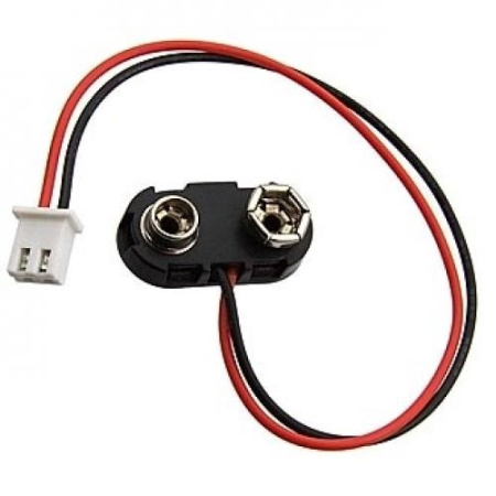 Разъем для батреи крона (6F22, 6LR61), с кабелем 150мм, BS-E 2P DSK3