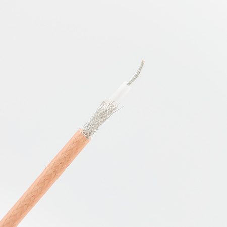 Кабель коаксиальный 50Ом, OD2.5мм, внеш., FEP медь покрытая серебром, метражом, RG316