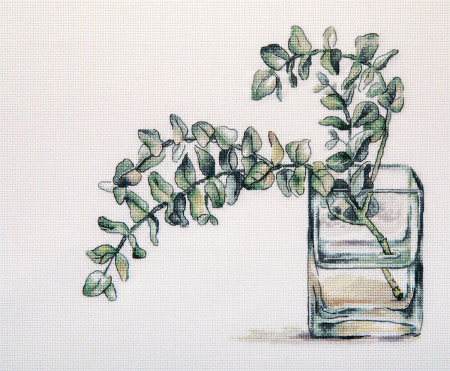 Набор для вышивания "PANNA" C-7281 "Эвкалипт" 30 х 21 см