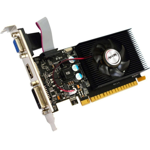 Видеокарта Afox G210 1GB DDR3 64bit VGA DVI HDMI 1FAN LP RTL {50} (785143)