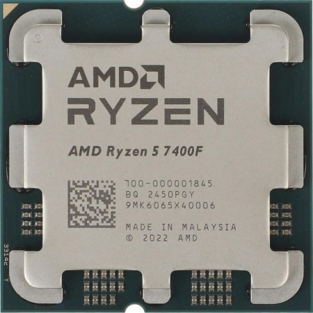 Процессор AMD AM5 Ryzen 5 7400F (6ядер/12потоков*3,7ГГц-4,7ГГц,32Мб,65Вт) oem
