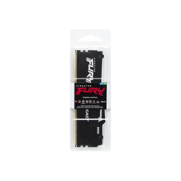 Память оперативная/ Kingston 32GB 5200MT/s DDR5 CL40 DIMM FURY Beast RGB