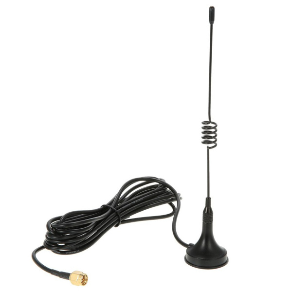Антенна 433МГц, 3м, SMA-M, GKT-433-3B3