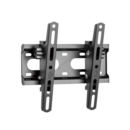 Кронштейн ITECHmount PLT-220 черный настенный,для тв,23-43",до 45кг,от стены 53мм,с функцией наклона ＋12°～-12°,VESA: 5x75, 100x100, 100x150,150x100, 1