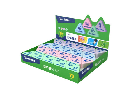 Ластик BERLINGO  "Zoo", треугольный (BLc_00350)