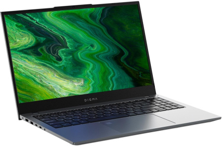 Ноутбук Digma Pro Fortis M Core i7 1255U 16Gb SSD512Gb Intel Iris Xe graphics 15.6" IPS FHD (1920x1080) Windows 11 Pro grey WiFi BT Cam 4250mAh (DN15P7-ADXW04)