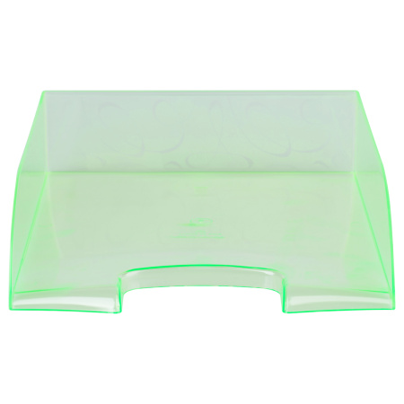 Лоток горизонтальный СТАММ "Вега" тонированный неоновый зеленый (ЛТГ-31749)