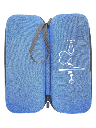 Сумка (кейс) 28.5*11.5*6см, EVA, на молнии, синий