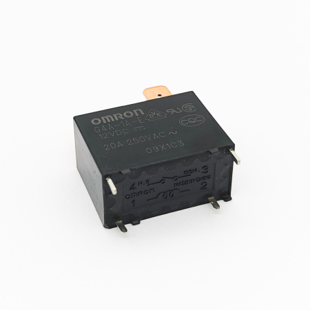 Реле электромагнитное DC 12в, 20а, SPST-NO, 30.5*16*23.5мм, Omron G4A-1A-E 12VDC