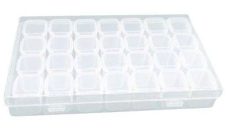 Органайзер для мелочей с ячейками 170*110*25мм, 28 ячеек