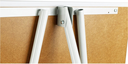 Доска-флипчарт 70*100см. на треноге, рамка ПВХ, регулировка по высоте, полочка OfficeSpace (359017)