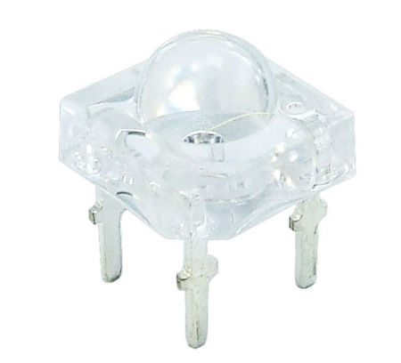 Светодиод "Пиранья" 7.62*7.62мм, красный, 2в, 3500мкд, 75гр, LED Piranha, CPM 114UFC-75 (1860URC-75)