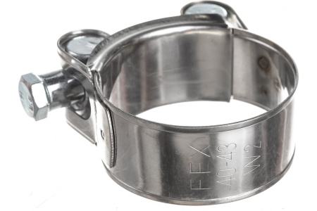 Хомут силовой 40..43мм, 20мм, нержавеющая сталь, Fortisflex SR 40-43/W2 Robust