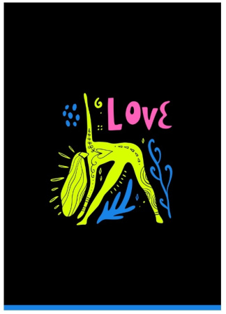 Тетрадь А4 96л. кл. "Love you" BG Т4ск96 11912