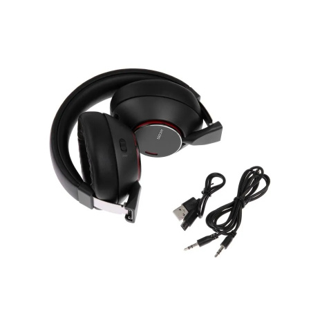 Гарнитура Bluetooth SY-ANC889BT накладные, шумоподавление, 32Ом, 115дБ, до 10м, вр. раб. 40ч, Черный