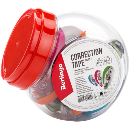 Корректирующая лента Berlingo 5мм.*6м. "Blitz"  (Fks_06010)