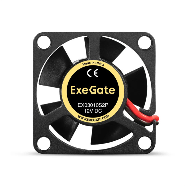 Кулер в корпус 30x30x10 ExeGate EX03010S2P (10000rpm/2pin/подшипник скольжения)