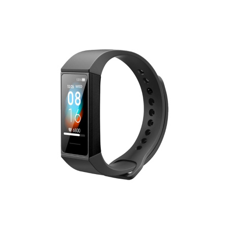 Ремешок классический силиконовый для Xiaomi Mi Band 4C/Redmi Band DF xiClassicband-05 (black)