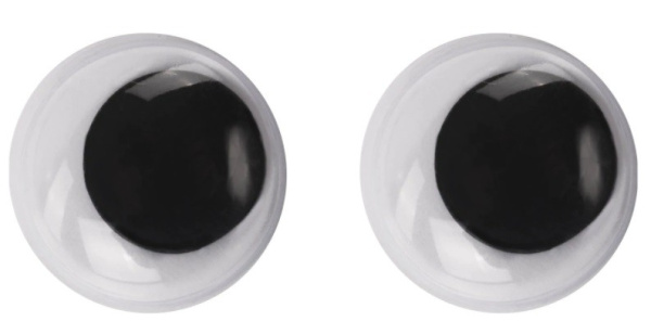 Материал декоративный Остров сокровищ "Глазки" 10мм, 30шт. (661309)