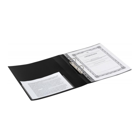 Папка 2 кольца Attache "Selection", 35мм, 42мм, черная (50285)