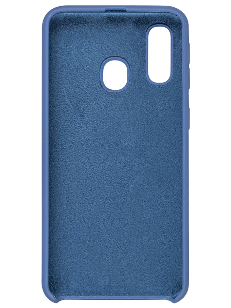 Чехол силиконовый для Samsung Galaxy A40 Silicone case синий