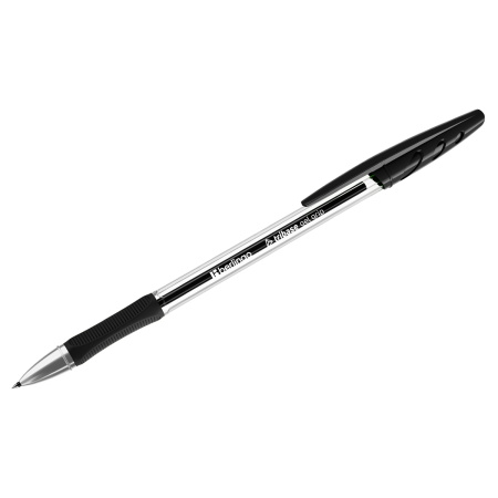 Ручка гелевая BERLINGO "Tribase Gel grip" черная, 0,5мм, грип (CGp_05022)