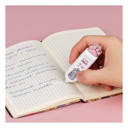 Корректирующая лента MESHU "Cute Paw" ассорти 5мм.*6м. (MS_54227)