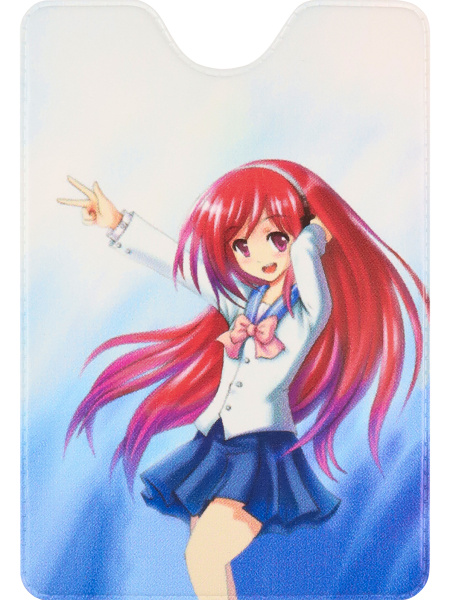 Обложка для проездного билета Миленд "Школьница" (ОП-1277)