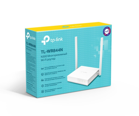 Маршрутизатор TP-Link TL-WR844N 802.11b/g/n 300_Mbps 4xLAN 2.4ГГц