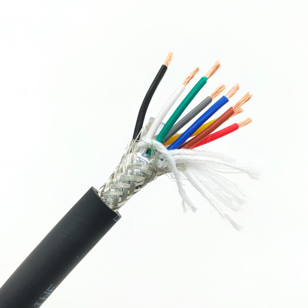 Кабель экранированный TRVVP  8х0.5мм2, метражом, гибкий для ЧПУ