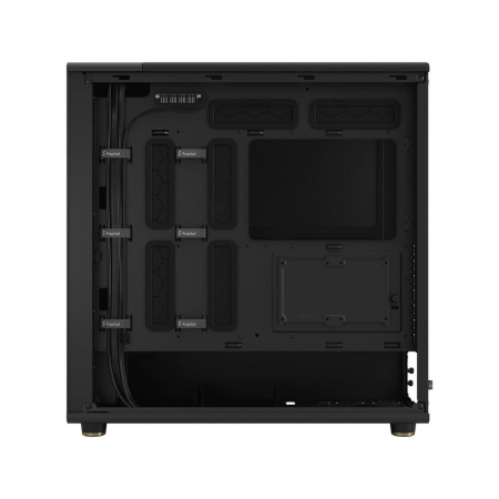 Корпус без блока питания/ Case Fractal Design North XL, Full-Tower, 3x140mm, 2xUSB-A 3.0 + 1xUSB 3.2 Type-C E-ATX, ATX, mATX, mITX Wood panel Charcoal Black