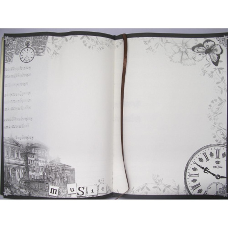 Блокнот LENWA B5, 168 листов в твердой обложке "Серенада" LYB51681-1582D