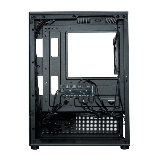 Корпус mATX Б_БП XASTRA Q300M 5ARGB-C6 (USB3.0,Audio,черный,5х120мм ARGB,ARGB+PWM HUB 6port,CPU Cooler до 163мм, VGA до 280мм,"аквариум")