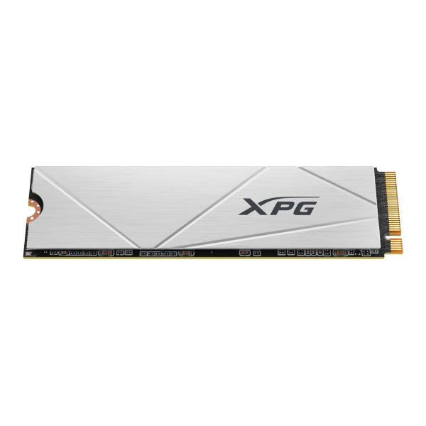 Твердотельный накопитель/ ADATA SSD GAMMIX S60 BLADE, 512GB, M.2(22x80mm), NVMe, PCIe 4.0 x4, 3D NAND, R/W 4700/1700MB/s, IOPs -/-, TBW 110, DWPD 0.12, with HeatSink (5 лет)
