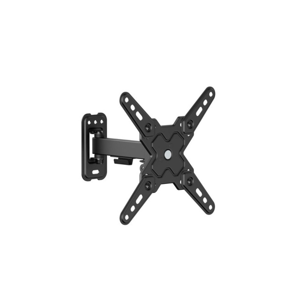 Кронштейн ITECHmount LCDN721 черный настенный,для тв,13-43",до 20кг,от стены 66-198мм,с функцией наклона ＋5°～-15°,поворота 60° вправо / 60° влево,вращ