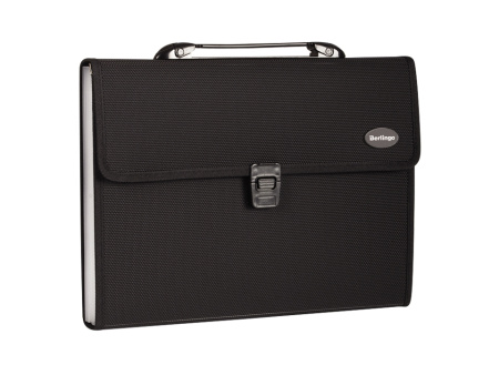 Портфель BERLINGO "Standard" 13 отделений, черный (MF2305)