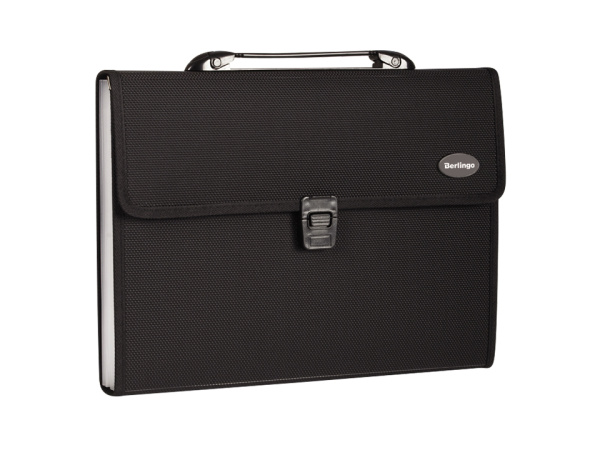 Портфель BERLINGO "Standard" 13 отделений, черный (MF2305)