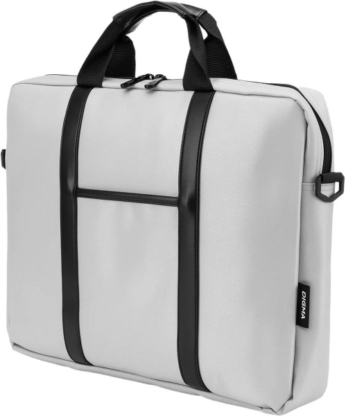 Сумка_для_ноутбука 15.6" Digma R-110 серый/черный полиэстер (R110GBK)