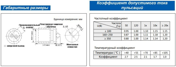 Конденсатор электролитический (ECAP)    150мкф, 450в, Elzet, ECS2WGP151MVN220040, 105°, 22*40