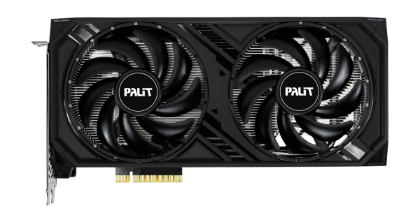 Видеокарта GeForce RTX4060 Palit 8Гб DUAL OC GDDR6,128bit,HDMI,3DP (NE64060T19P1-1070D) ret