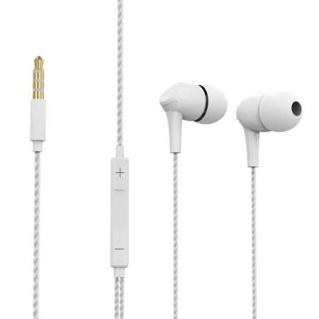 Гарнитура Perfeo SKEW внутриканальные, белый (PF_C3208)