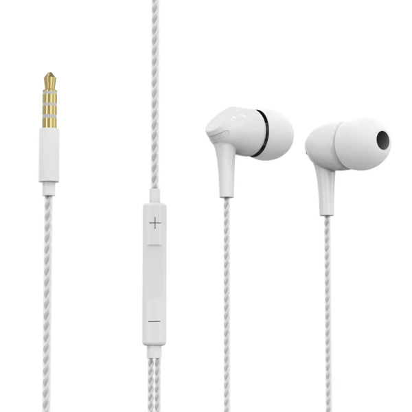 Гарнитура Perfeo SKEW внутриканальные, белый (PF_C3208)