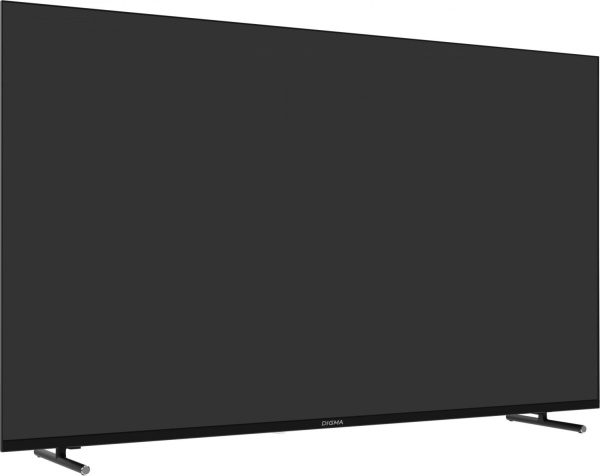 Телевизор LED Digma 55" DM-LED55UBB33 Яндекс.ТВ Frameless Metal черный 4K Ultra HD 60Hz DVB-T DVB-T2 DVB-C DVB-S DVB-S2 USB WiFi Smart TV