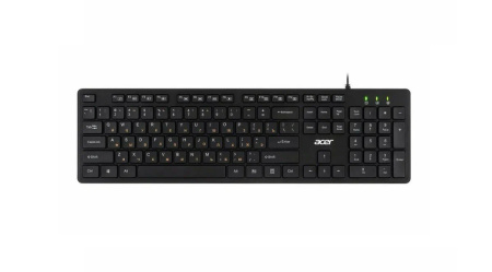 Клавиатура USB Acer OKW122, черный (ZL.KBDEE.00C)