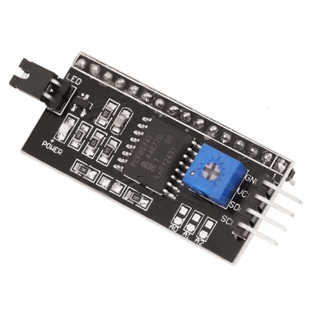 Модуль интерфейсный IIC/I2C/TWI/SPI для ЖК-дисплея 1602