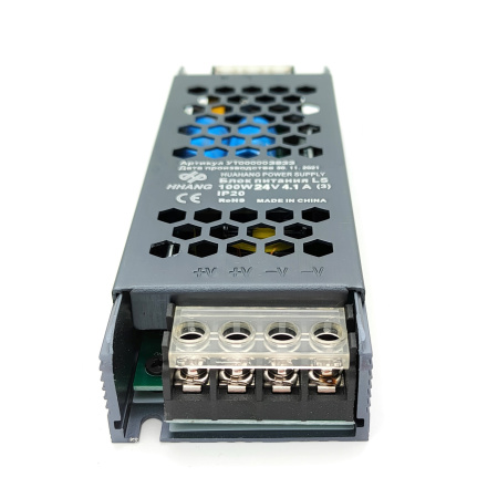 Блок питания в корпусе 24в,  4.16а, IP20, 145*49*29мм, LS Slim 100W