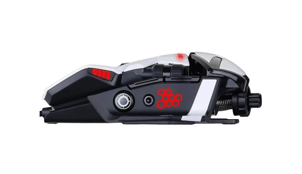 Игровая мышь USB Mad Catz R.A.T.6+ оптическая, 12000dpi, 11 кн., RGB подсветка, White