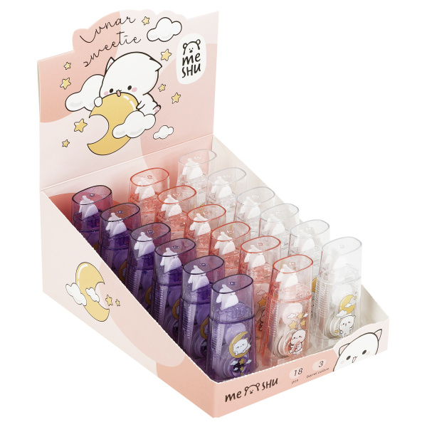 Корректирующая лента MESHU "Sweety" ассорти 6мм.*5м. (MS_54213)